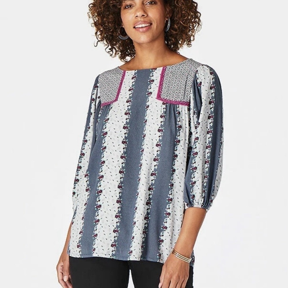 Womens Matilda Jane Moments With‎ You A Quick Getaway Top Size XLarge NWT